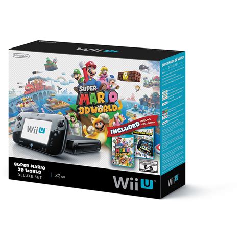 Nintendo Wii U Super Mario 3d World Deluxe Set Console