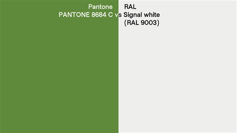 Pantone C Vs Ral Signal White Ral Side By Side Comparison