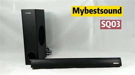 100watt Sound Bar With Subwoofer,2.1-channel Wireless Soundbar With 6.5 ...