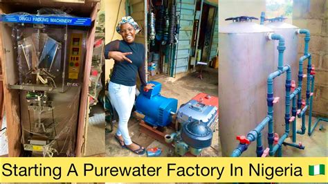 Starting A Purewater Business In Nigeria Installation Plumbing