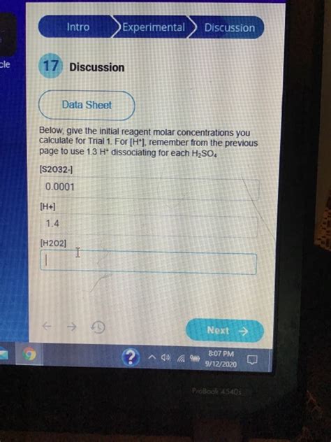 Intro Experimental Discussion Ź ecycle 17 Discussion Chegg