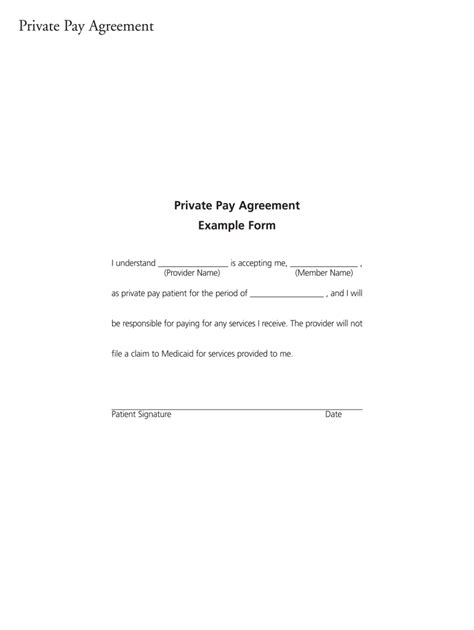 Simple Payment Agreement Template Word Fill Online Printable