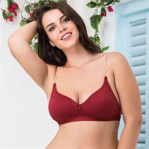 Plain Ladies Maroon Cotton Bra For Daily Wear At Rs 180 Piece In New