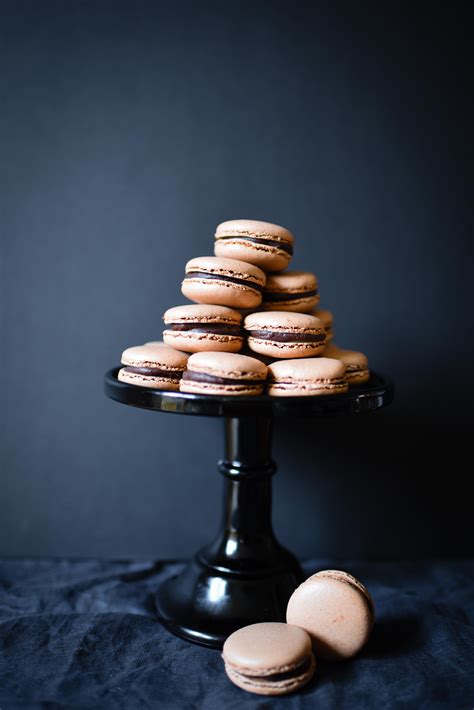 Chocolate And Salted Caramel Macarons Patisserie Makes Perfect