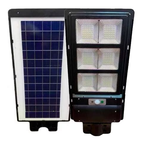 Ripley Farola Solar Con Panel Solar Lampara Led Con Sensor Movimiento