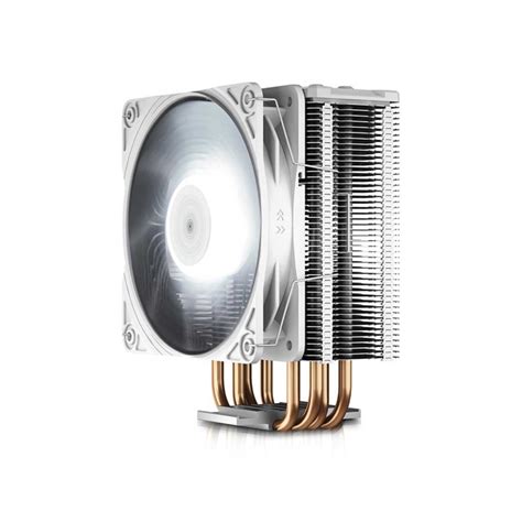 DEEPCOOL GAMMAXX GTE V2 WHITE RGB CPU Heatsink and Fan, 120mm — White ...