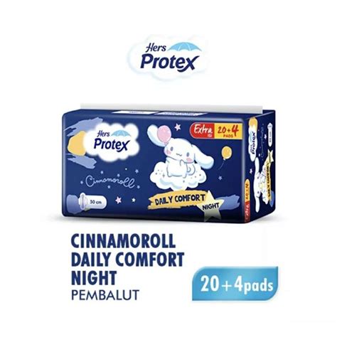 Jual Hers Protex Daily Comfort Night Cinnamoroll S Shopee Indonesia