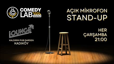 Açık Mikrofon Stand up Comedy Lab Istanbul 29 Mayıs 2024 Kaldırım