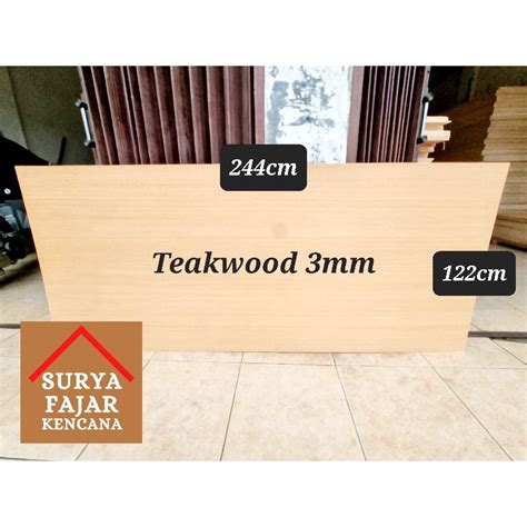 Jual Triplek Teakwood Mm Plywood Sungkai Jati Megateak Meganyatoh