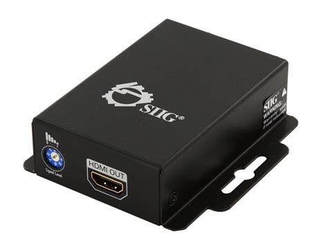 Siig Hdmi Extender Over Single Cat With Dtv Support Ce H L S