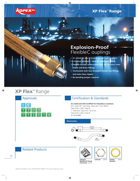 Explosion Proof Flexible Couplings Pages