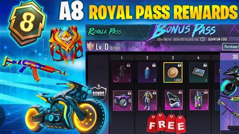 A8 ROYAL PASS 1 TO 100 RP REWARDS ACE 8 ROYAL PASS LEAKS A8 ROYAL