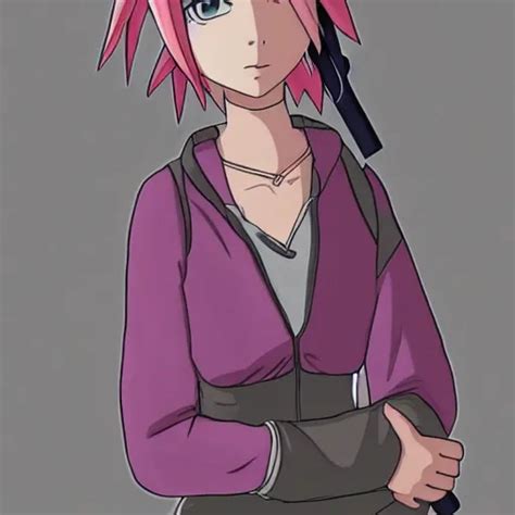 Sakura Haruno As Drawn By Hayao Miyazaki Stable Diffusion Openart