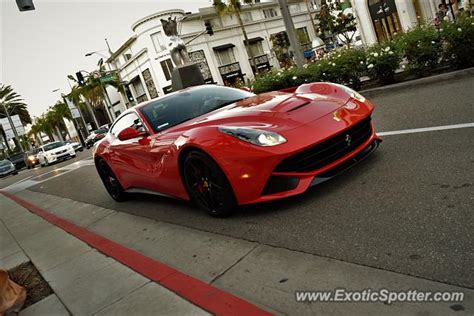 Ferrari F12 Spotted In Beverly Hills California On 11122016