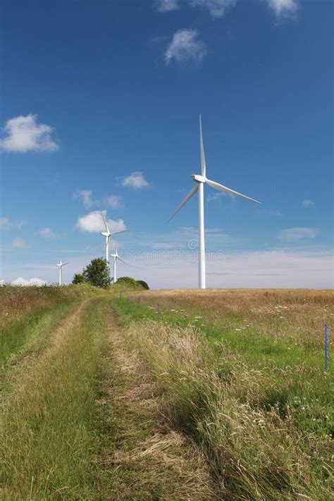 Wind Turbines Wind Farms Producing Green Renewable Energy For The