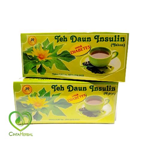 Jual Teh Celup Daun Insulin Yakon Obat Diabetes Teh Daun Insulin