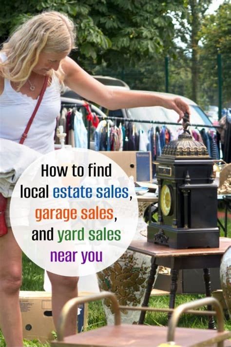 How To Find Estate Sales Garage Sales And Yard Sales Near You