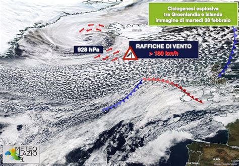 Ciclogenesi Esplosiva Sull Atlantico Punta Verso L Europa Ecco Con