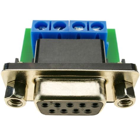 Adaptador Serie De Rs232 Db9 A Rs485 4 Pin Y Db9 Hiper Electrón