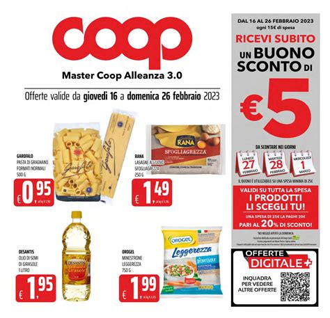 Volantino Coop Master Alleanza Fine Mese Fino Al