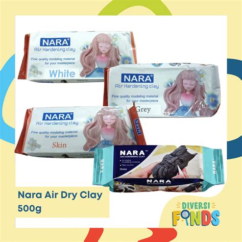 Nara Air Dry Clay Air Hardening Clay 500g White Terracotta