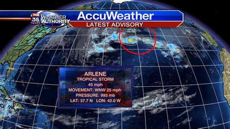 Unusually Early Tropical Storm Arlene Forms In Atlantic