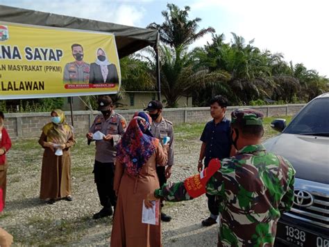 Polsek Teluk Meranti Imbau Masyarakat Selalu Terapkan Protokol Kesehatan