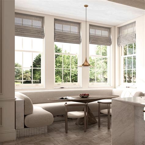 Celandine Manor Lanserring Banquette Seating In Kitchen Banquette