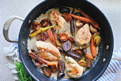 One Pot Chicken Vegetable Skillet Recipe Food Fanatic