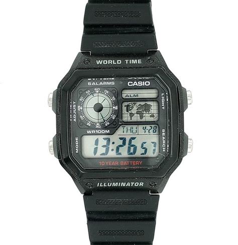 Casio Black Ae Wh Illuminator Parkville Jewelers