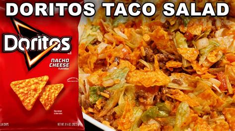 Doritos Taco Salad Recipe How To Make Taco Salad With Doritos Youtube