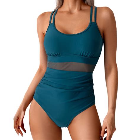 Ufound Women S Swimsuit Mesh Stitching Swimsuit Bikini Classic Swimwear Summer Hawaii Beachwear