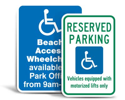 Handicap Parking Signs - State Specific Signs, Save 10% Online