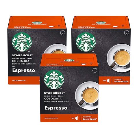 Nescafe Dolce Gusto Starbucks Colombia Espresso X Boxes 36 47 OFF