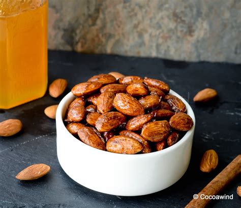 Roasted Candied Almonds Honey Glazed Roasted Almonds With A Hint Of Spice