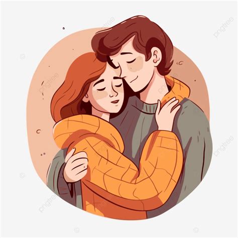 Couple Hug Clipart