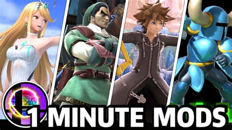 A Skin Per Fighter Part 1515 1 Minute Mods Super Smash Bros Ultimate Youtube