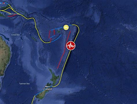 Strong And Shallow M6 3 Earthquake Hits Kermadec Islands Region The Watchers