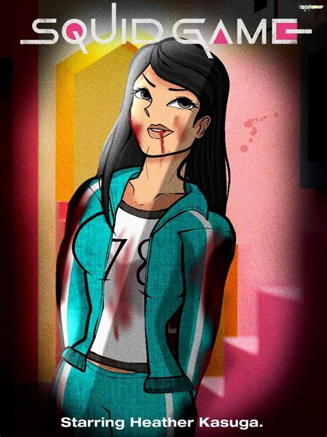 Heather Kasuga in Squid Game. | Total Drama Official Amino