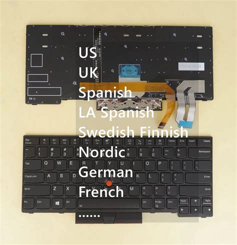 Teclado Retroiluminado Para Lenovo Thinkpad T14 Gen 1 P14s Gen 1