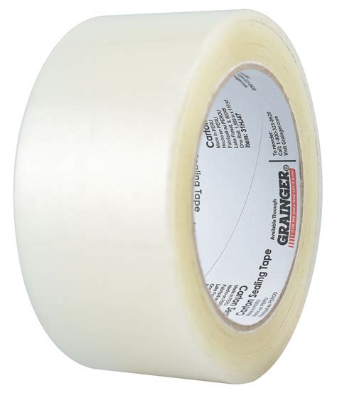 GRAINGER APPROVED Carton Sealing Tape 1 8 Mil Tape Thick 2 In X 110