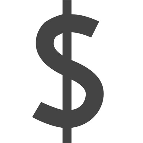 Dollar Symbol Vaadin Lineal Icon