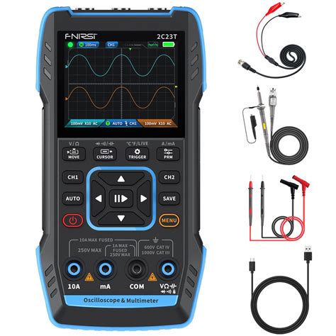 Fnirsi C T In Handheld Oscilloscope Multimeter Dds Generator