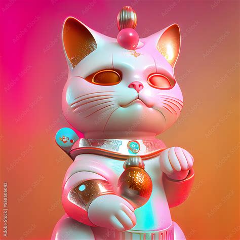 lucky cat illustration Stock Illustration | Adobe Stock