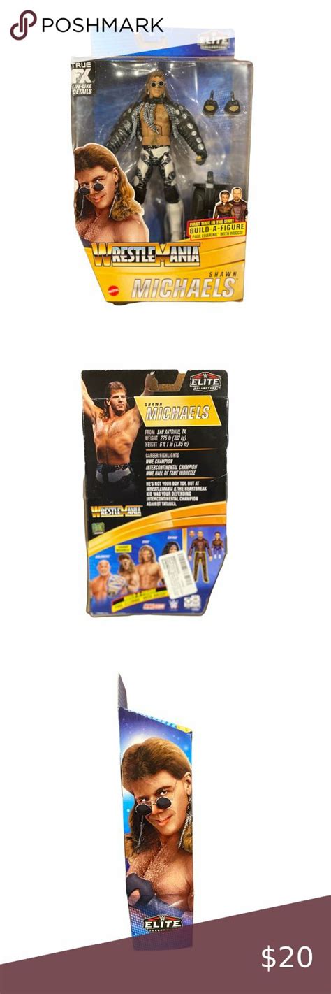 Mattel WWE Elite Collection Series Shawn Michaels WrestleMania 37 New ...