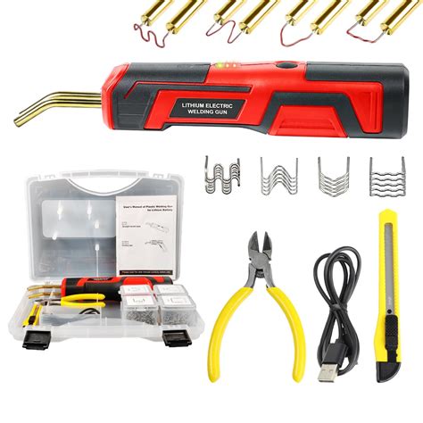 USB Rechargeable Plastic Welder 𝐔𝐩𝐠𝐫𝐚𝐝𝐞𝐝 40W Plastic Welding Kit with