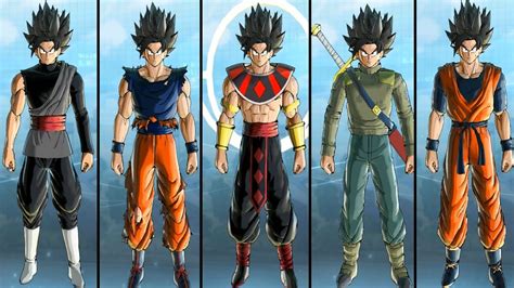 Pack De Trajes Para Tu Personaje Dragon Ball Xenoverse 2 Youtube