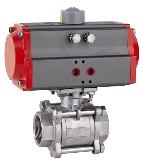 2 Way Ball Valve With Actuator Elemec Solutions Industrielles