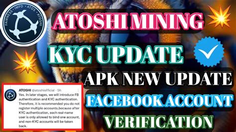 Atoshi App Kyc UpdateAtoshi Network New UpdateAtoshi APK Update