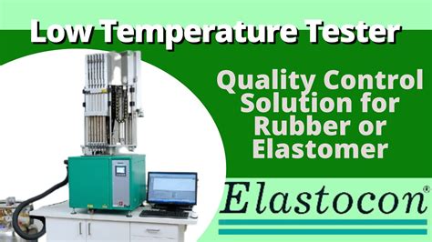 Low Temperature Testing Of Rubber Webinar Explanation Of Low